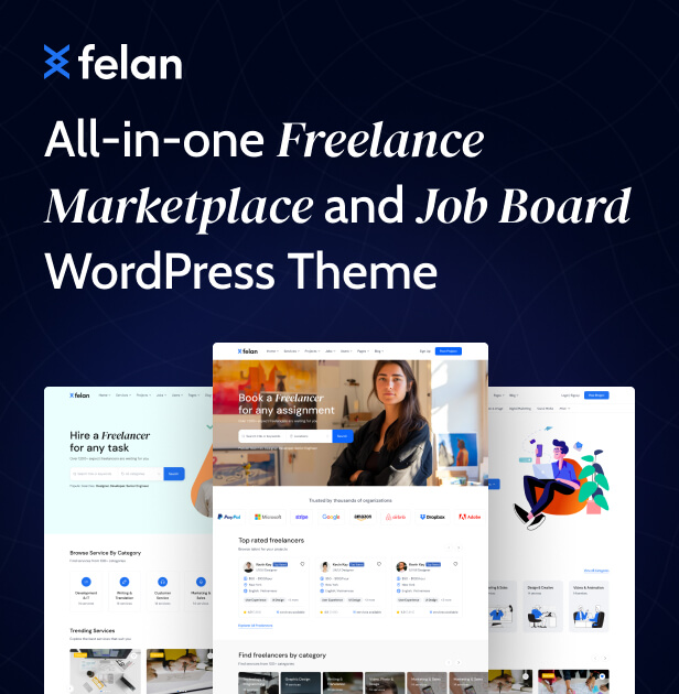 Felan Pro – Freelance Marketplace & Job Board WordPress Theme